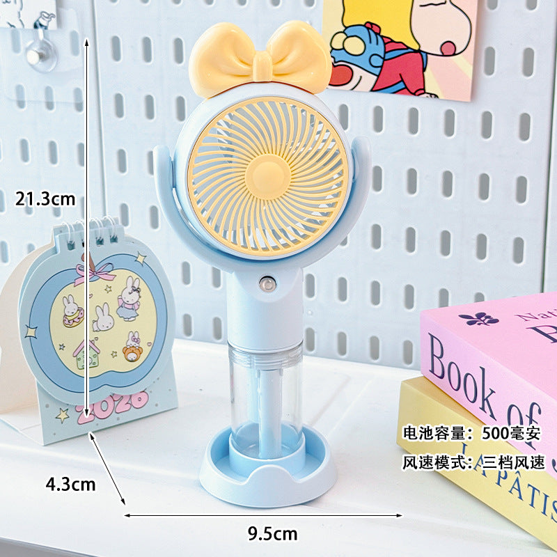 Damen tragbarer Mini-Luftbefeuchter-Ventilator mit USB-Anschluss Brehn