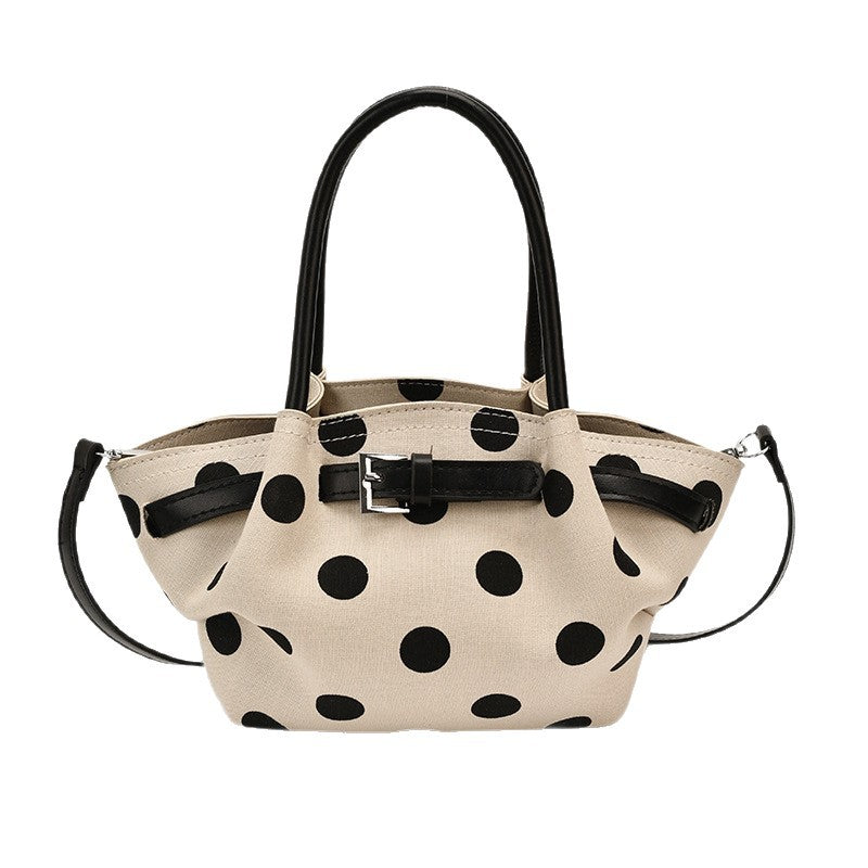 Polka Dot Strukturierte Handtasche Brehn