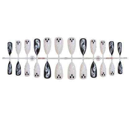 Geister-Themen Press-On Nagelkunst Set Brehn