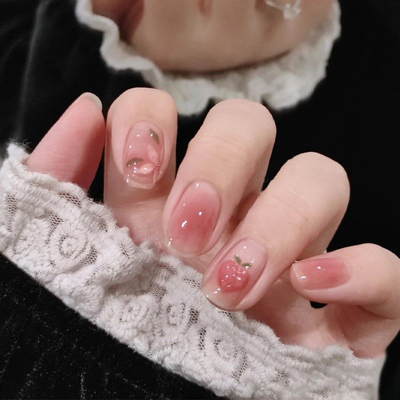 Kunstnagelset mit funkelnden Glitzer- und holografischen Akzenten Brehn