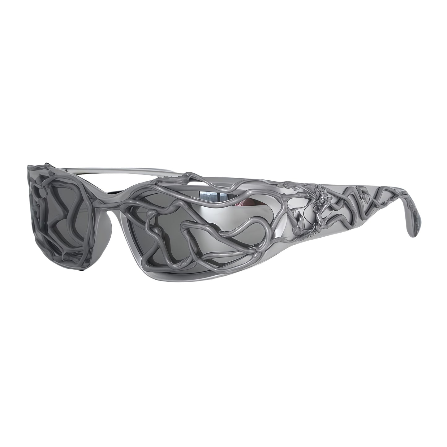 Damen Sportliche Sonnenbrille mit innovativem, strukturiertem Rahmen Brehn