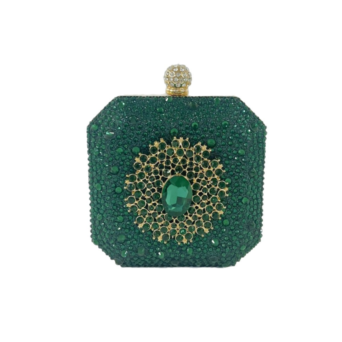 Glänzende mit Strass verzierten Clutch