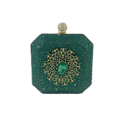 Glänzende mit Strass verzierten Clutch