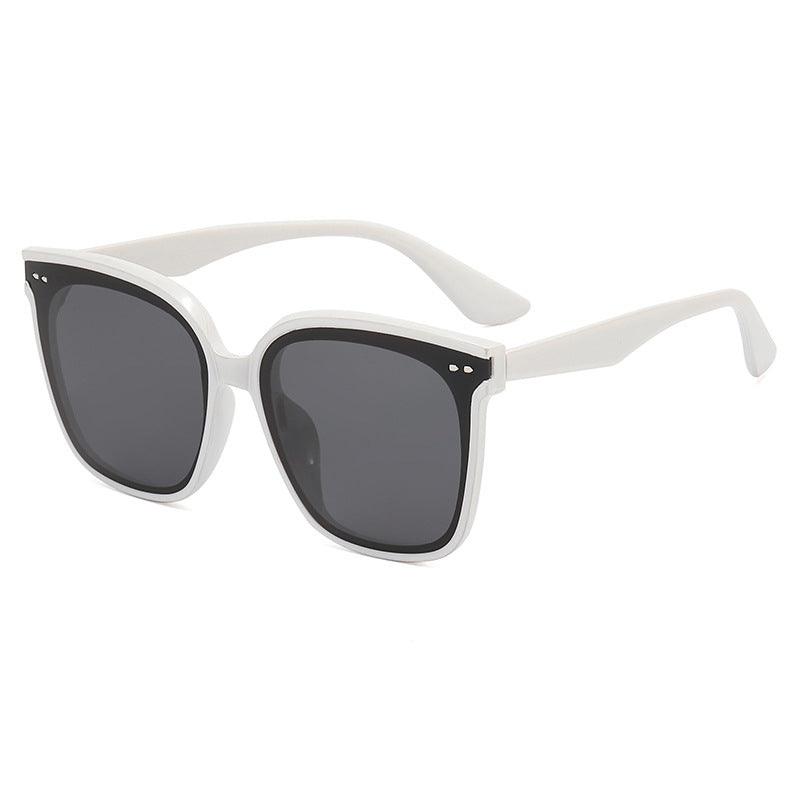 Damen quadratische Sonnenbrille mit verspiegeltem Farbverlauf Brehn