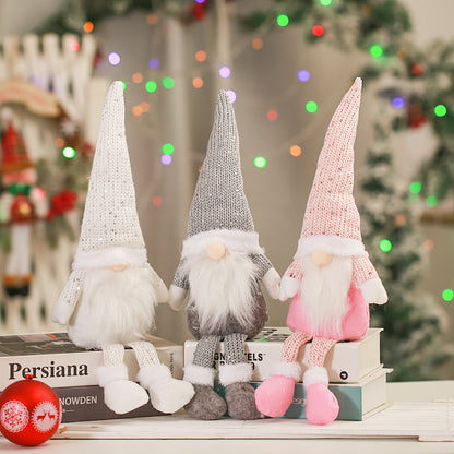 Niedliche Weihnachtsgnom-Dekorationsfigur Brehn