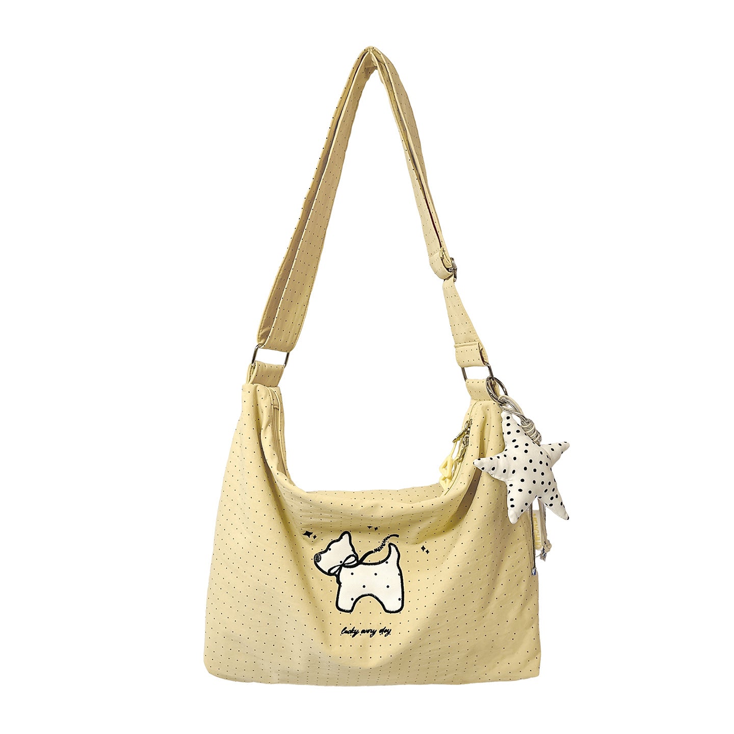 Lässige Grafik Schultertasche Brehn