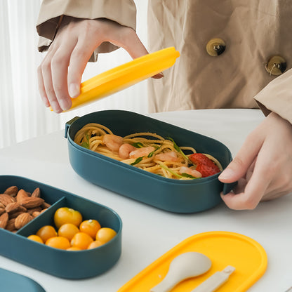Vielseitige auslaufsichere Lunchbox mit sicherem Verriegelungsmechanismus