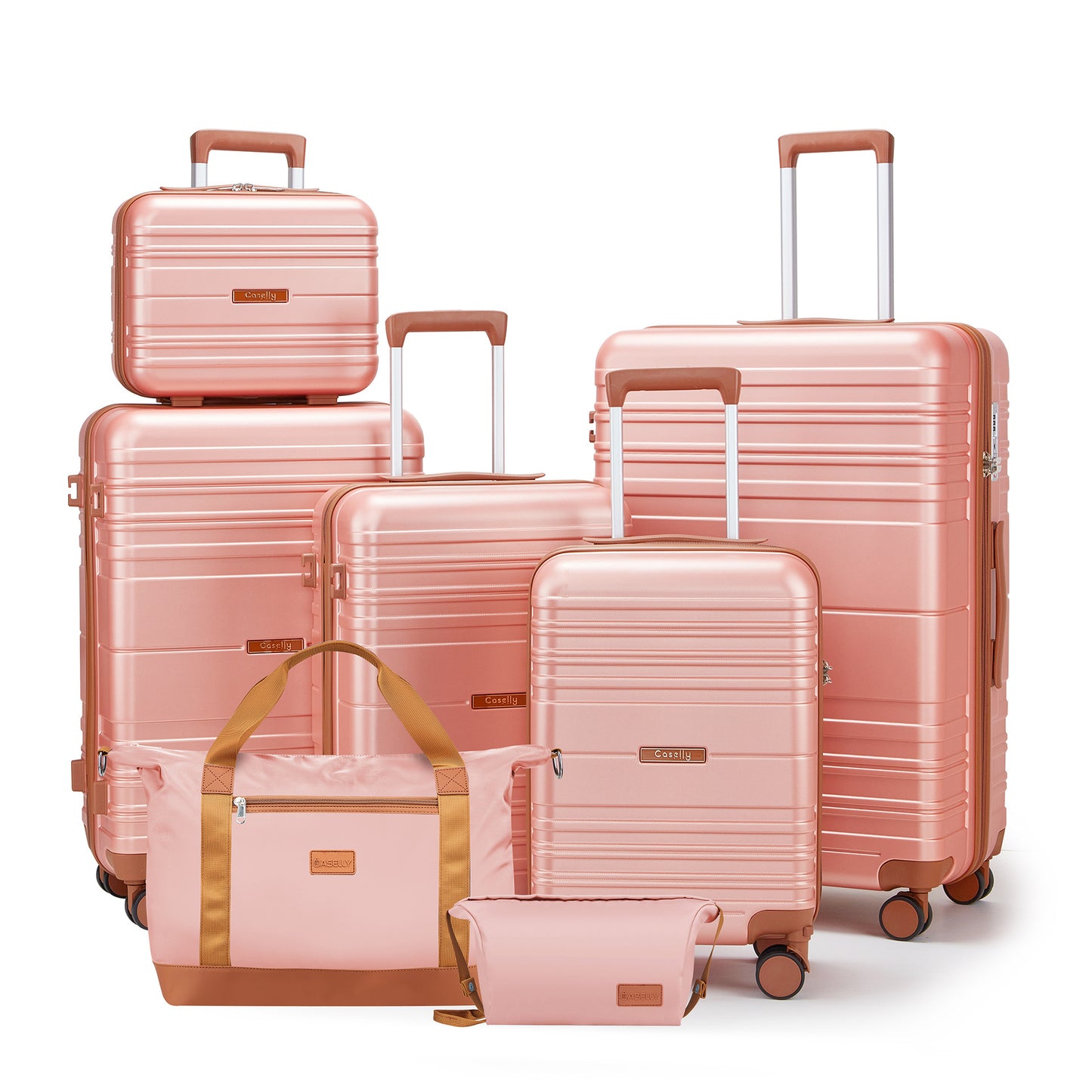 Unisex Premium Hartschalen-Reisetaschen-Set Brehn