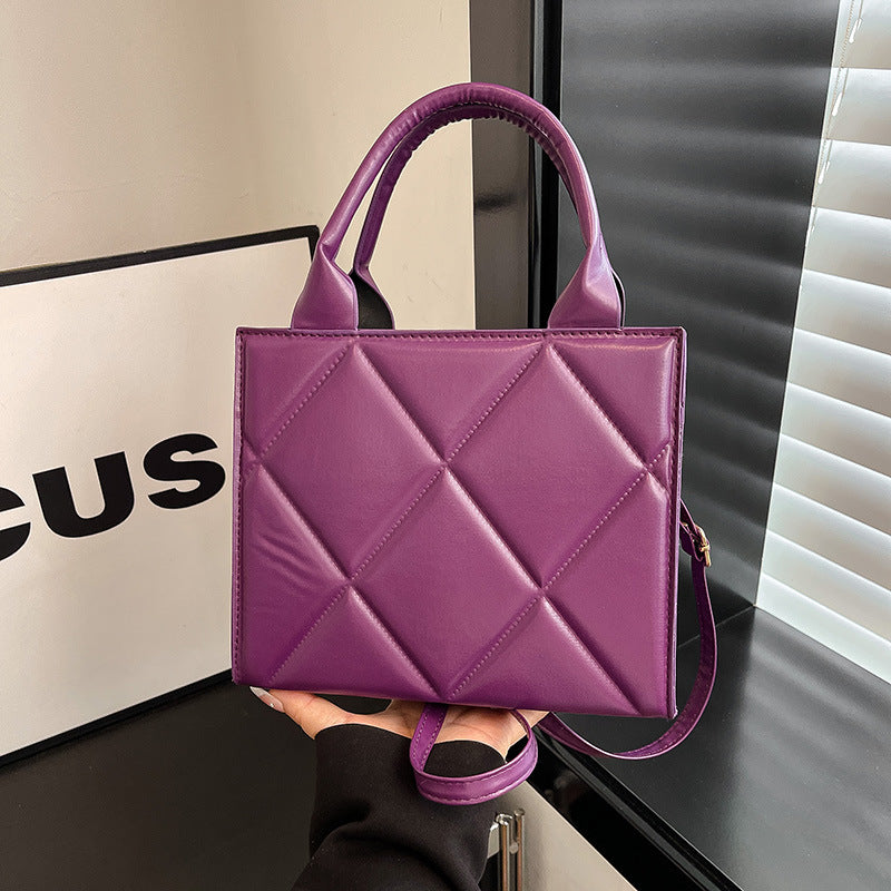 WoQuilted Kunstleder Handtasche Brehn