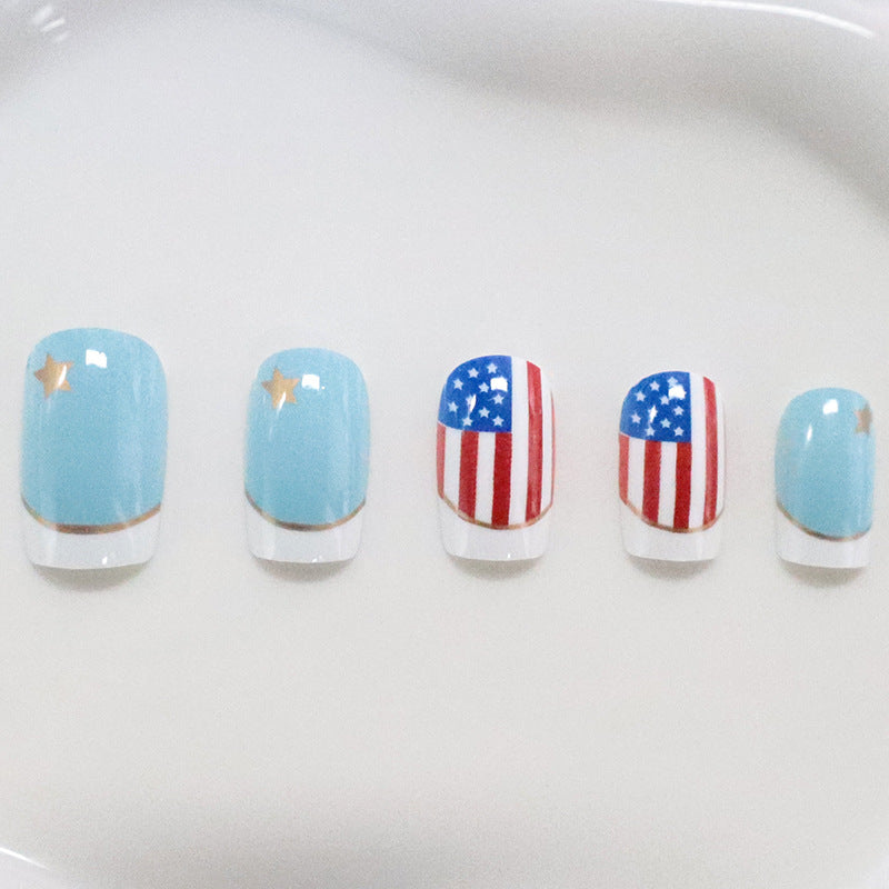 Patriotische Nagelkunst Brehn