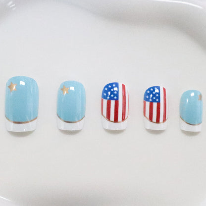 Patriotische Nagelkunst Brehn