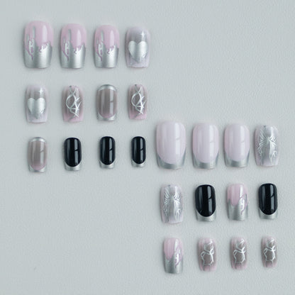 Künstlerisches Nageldesign mit einzigartigen Mustern