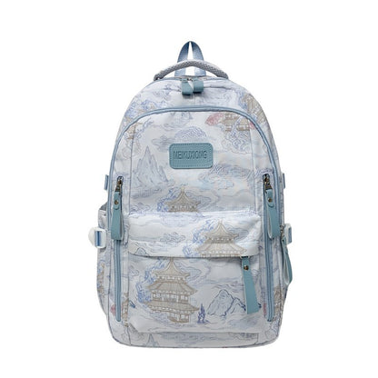 Stylische Illustrierte Rucksack Brehn