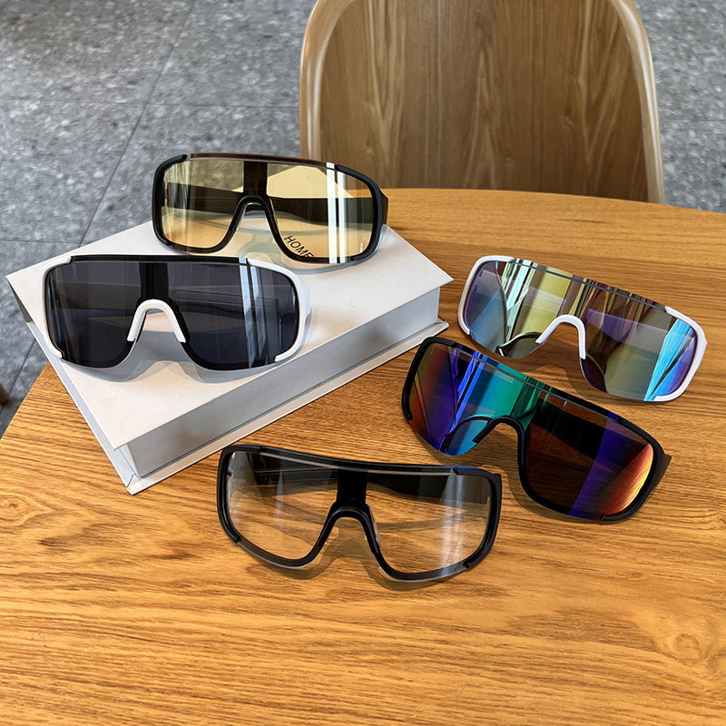 Herren Aerodynamischer Shield Sonnenbrille Brehn