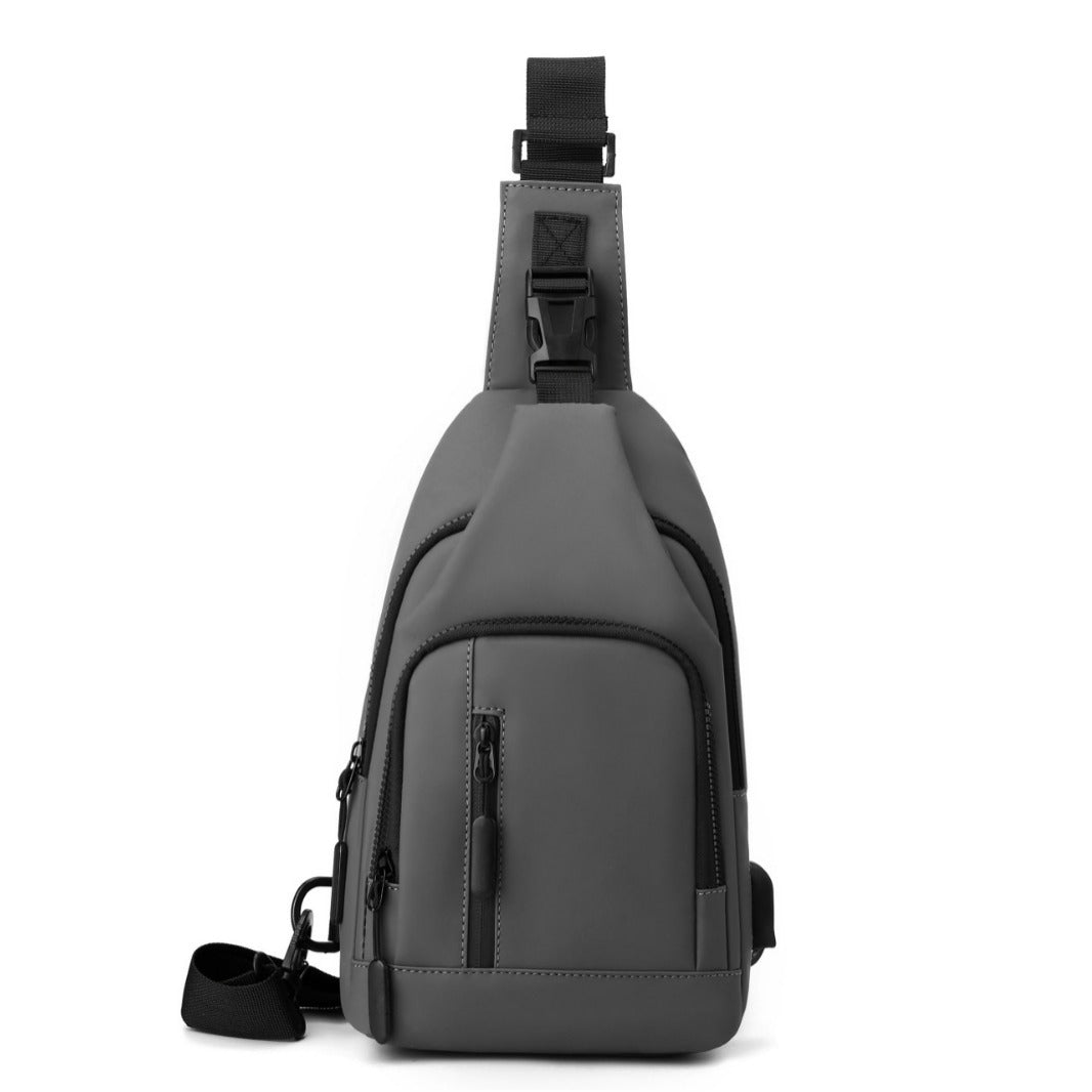 Stylische Stoff Schultertasche Brehn