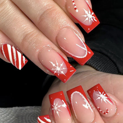 Festliches Saisonales Nagelkunstset Brehn