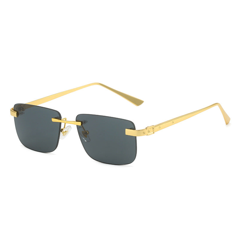 Damen modische Halbrandbrille mit elegantem Metallrahmen Brehn