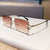 Damen modische Sonnenbrille mit verspieltem Rahmen Brehn
