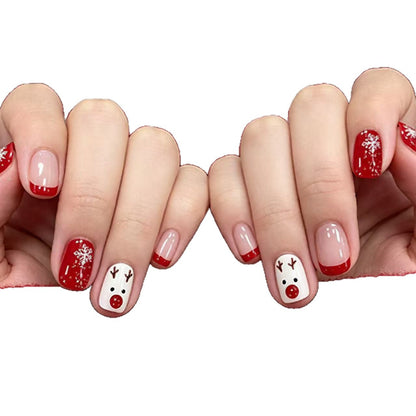 Festliche urlaubsbezogene Nagelkunst Brehn