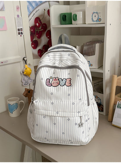 Verspielt Bestickter Schulrucksack Brehn