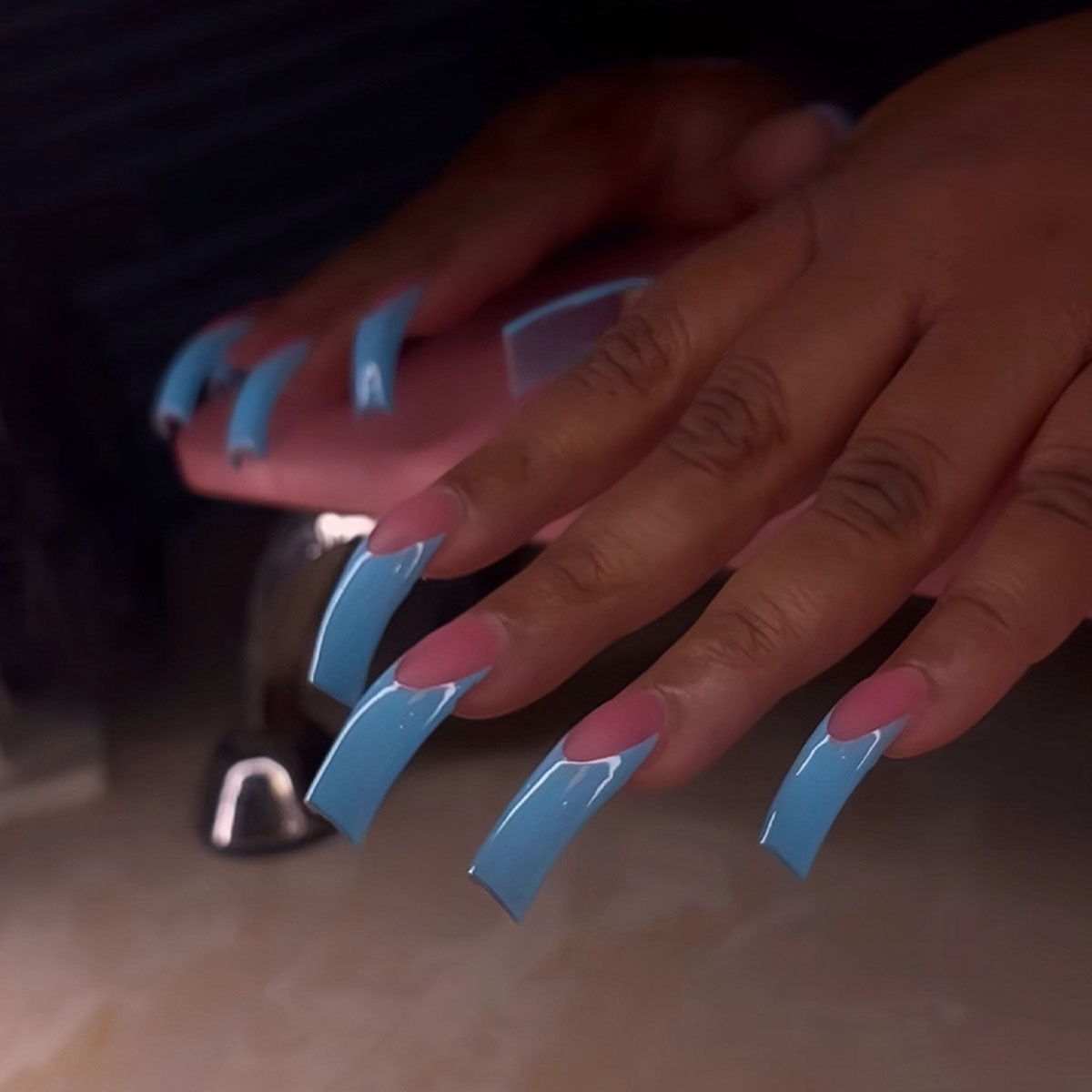 Stylische Lange Press-On-Nagelverlängerungen Brehn