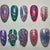 Künstlerisches Gel-Nagelkunst-Design Brehn