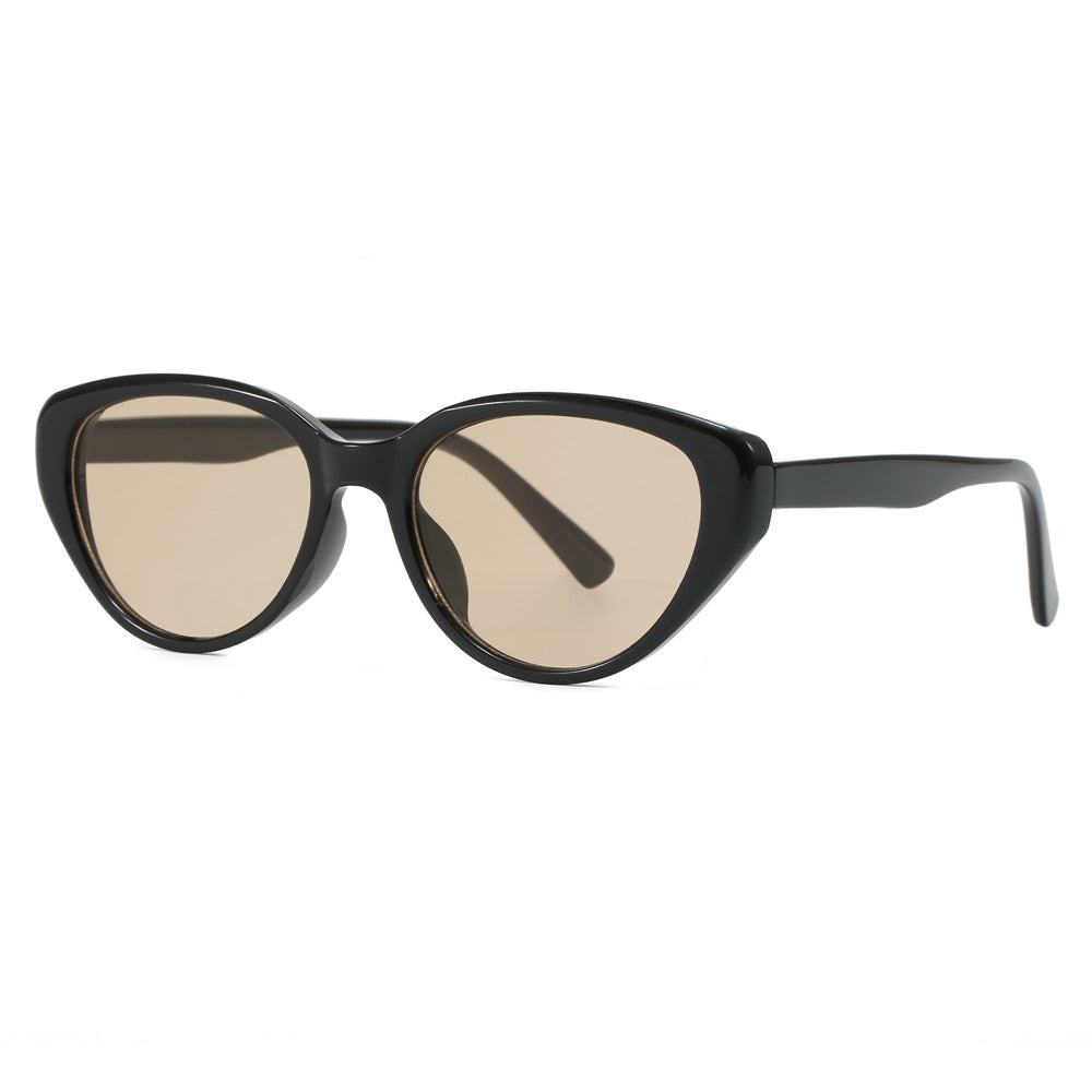 Damen Cat-Eye Sonnenbrille mit trendigem Leopardenmuster Brehn