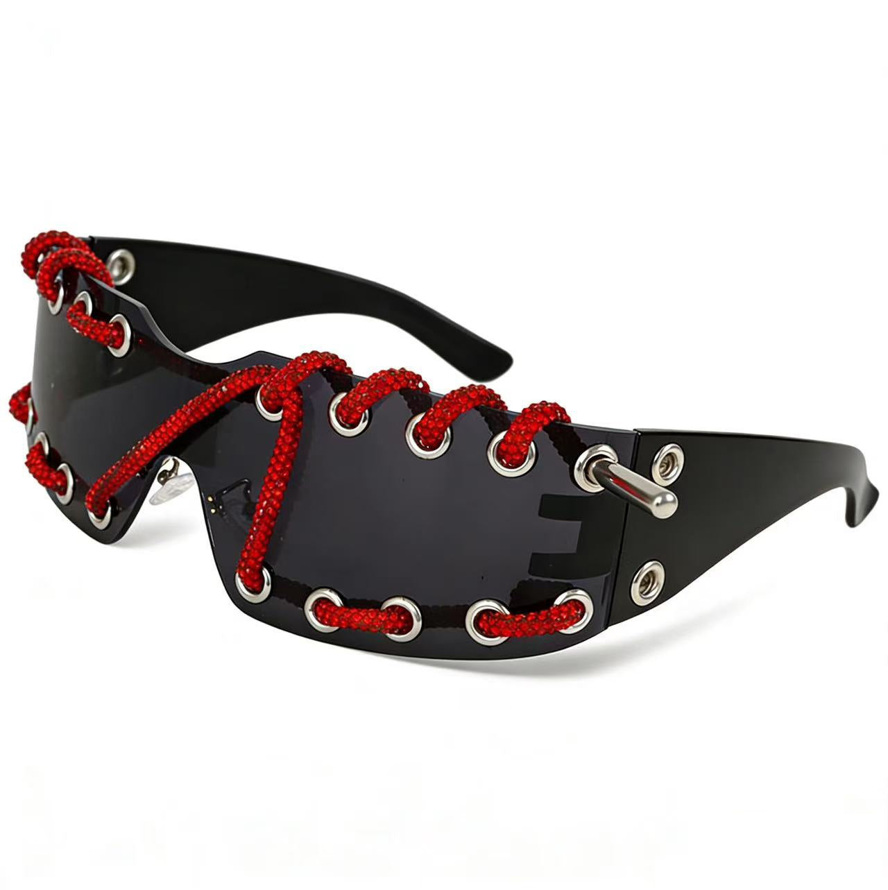 Damen Sonnenbrille mit einzigartigem Schnürdesign Brehn