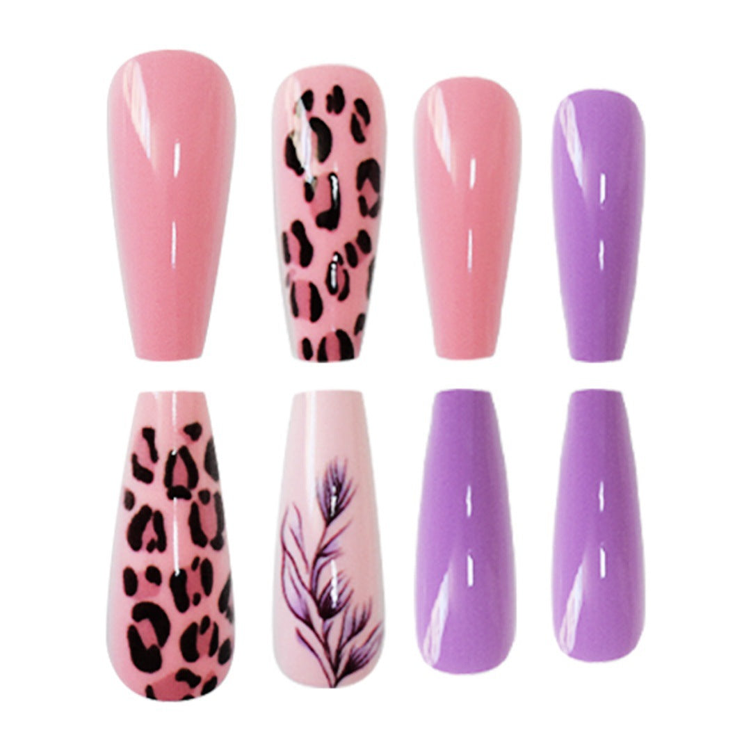 Stylisches Muster Druck-Nagel-Set Brehn