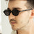Damen runde Sonnenbrille mit modernem Design und polarisierten Gläsern Brehn