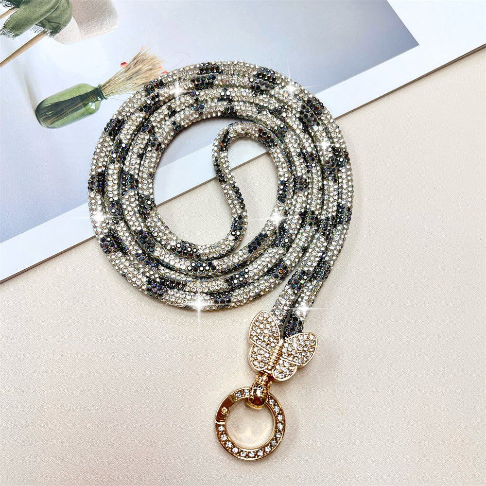 Rhinestone-besetzte Telefon-Lanyard Brehn