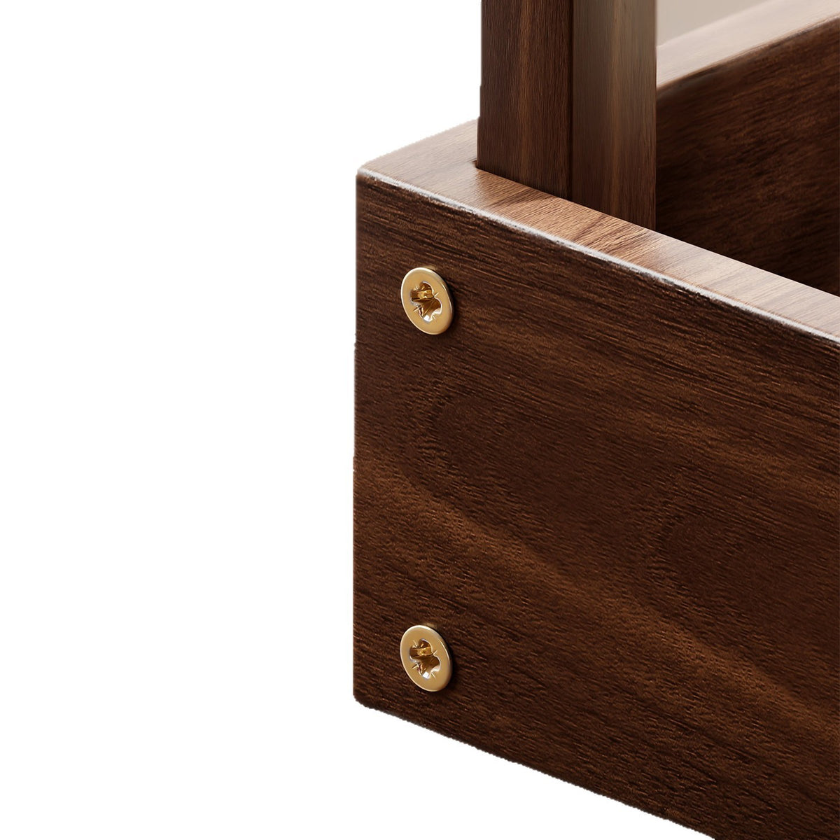 Holz Zweiseitiges Armbanddisplay und Schmuckorganisator Tray mit Aufbewahrungsbox