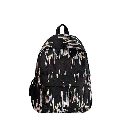 Gemusterter Rucksack mit Zusätzlichen Fächern Brehn