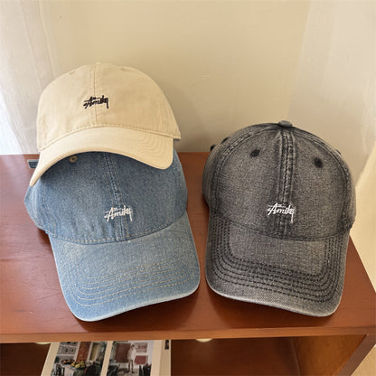 Herren Stylische Denim Baseball Cap Brehn