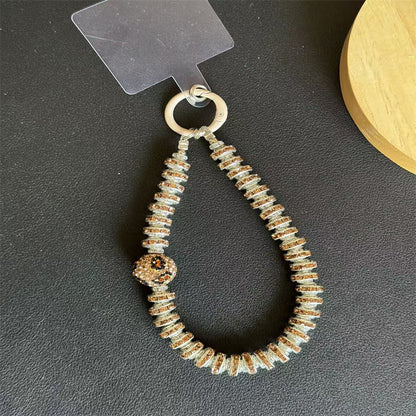 Stylischer Perlen-Schlüsselanhänger Halter Brehn