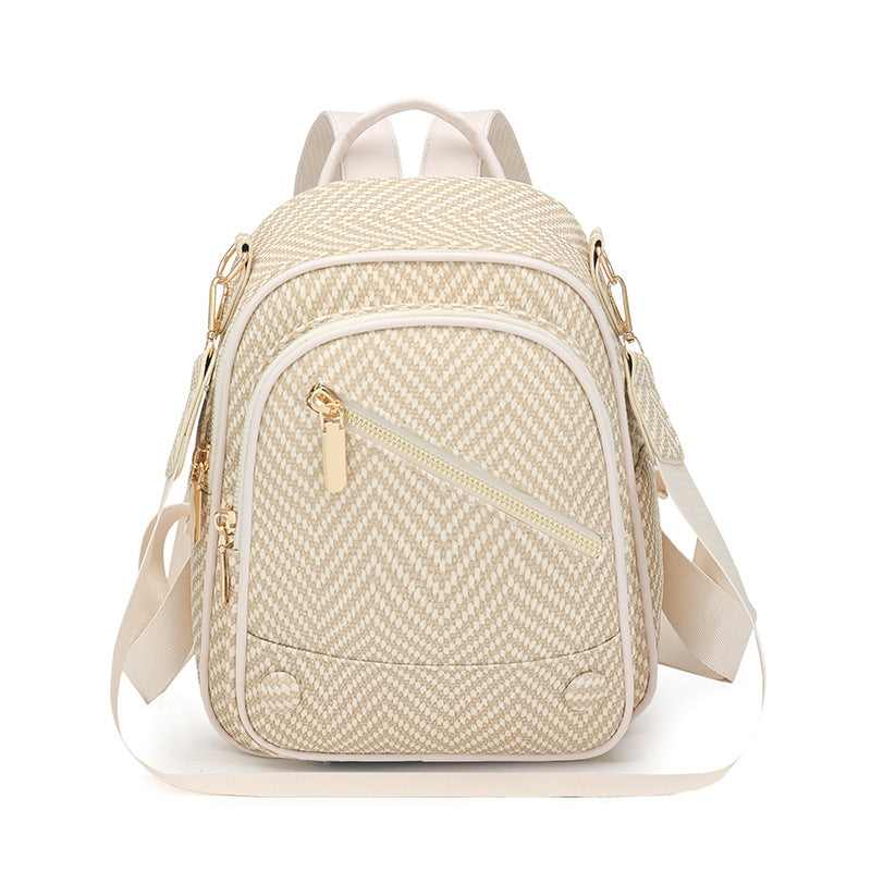 Chic Texturierter Rucksack Brehn
