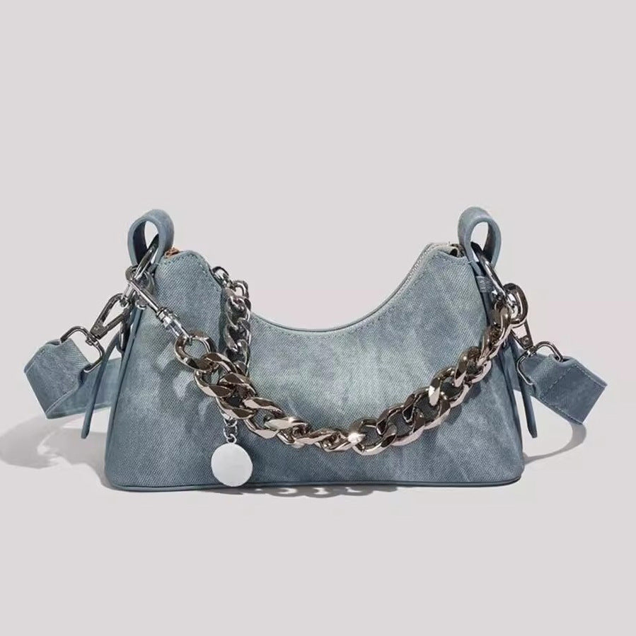 Stylische Ketten-Detail-Handtasche Brehn