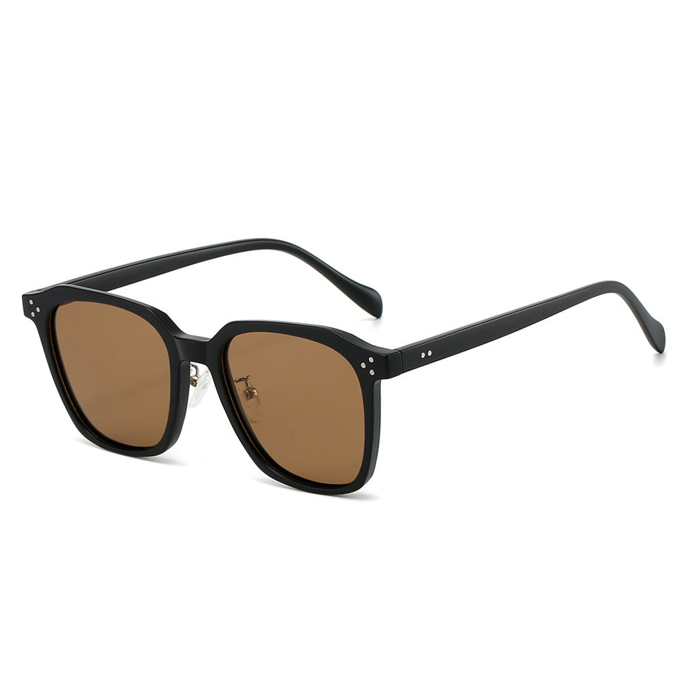 Damen quadratische Sonnenbrille mit modernem Materialmix Brehn