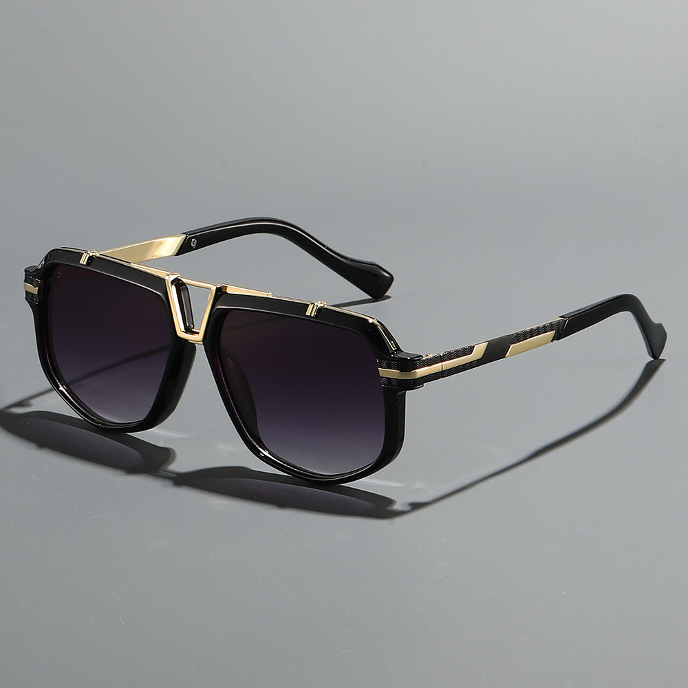 Chic Geometrische Quadratische Rahmen Sonnenbrille Brehn