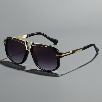 Chic Geometrische Quadratische Rahmen Sonnenbrille Brehn