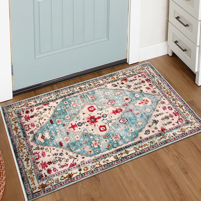 Vintage Floral Gemusterter Teppich