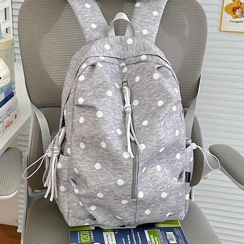 Polka Dot Muster Freizeit Rucksack Brehn