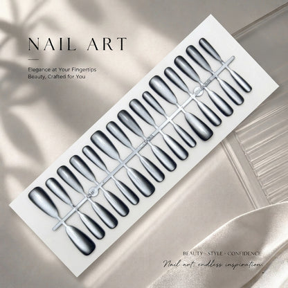 Elegantes Nagelkunst Press-On Set