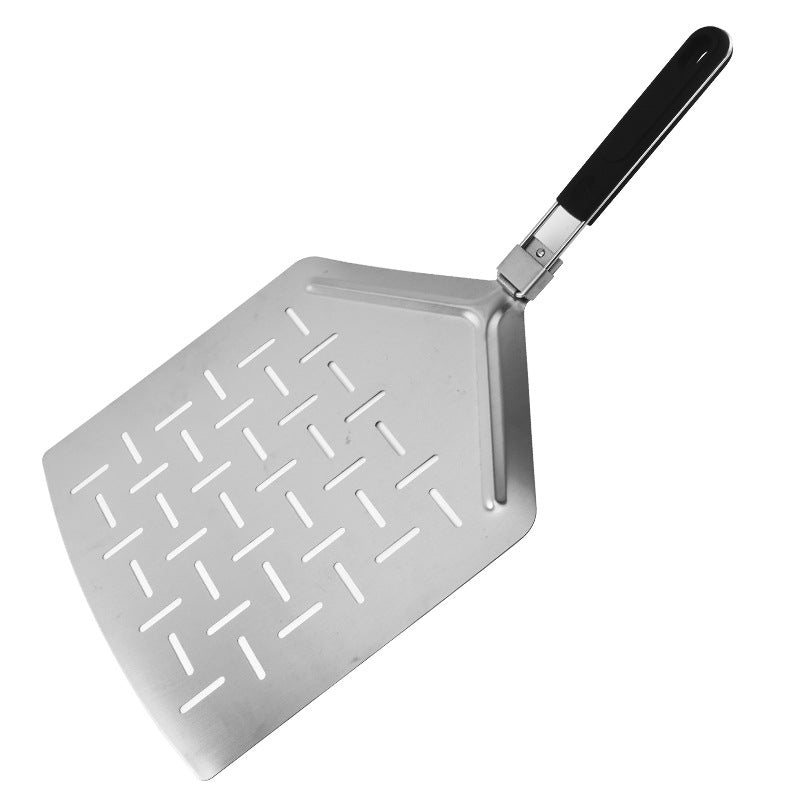 perforierter Edelstahl-Pizzaheber mit klappbarem Griff Brehn