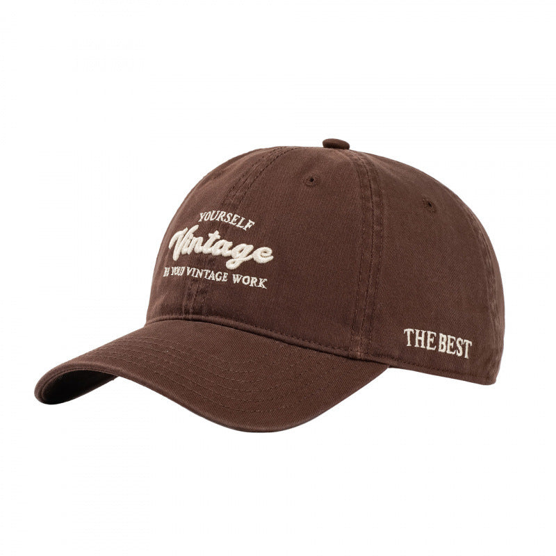 Frauen Vintage-inspirierte bestickte Baseballmütze Brehn
