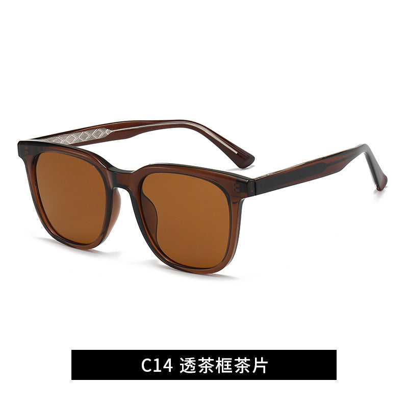 Damen modische Sonnenbrille im modernen rechteckigen Stil Brehn