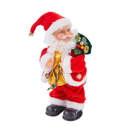 Dekorativer Weihnachtsmann mit Glöckchen Brehn