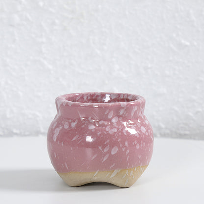 Zeitgenössische Kurvenkeramische Vase Brehn