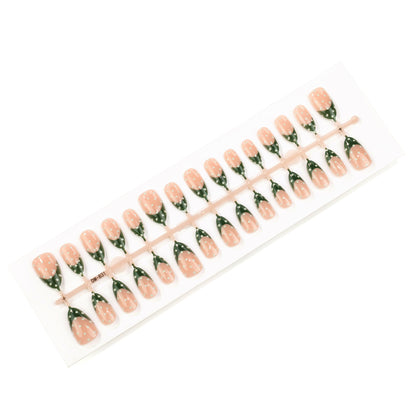 Dekorative Press-On Nagel Set
