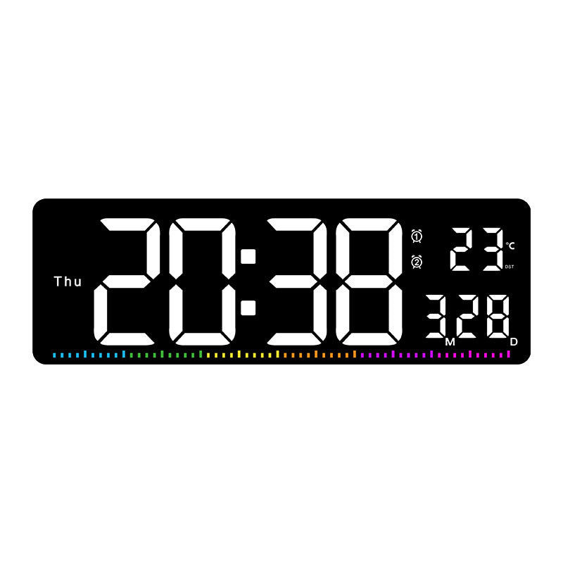 Digitale LED-Wanduhren Brehn